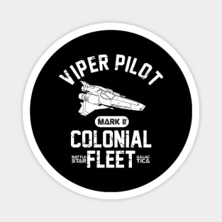 Battlestar Galactica Viper Pilot Colonial Fleet Magnet